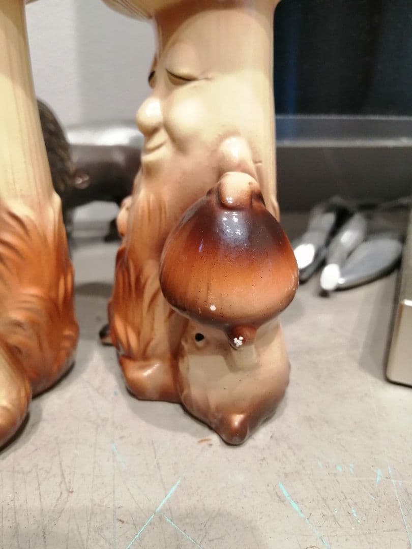 50s 激レア　キノコ　ビンテージ　置物　S&P　ミッドセンチュリー　2