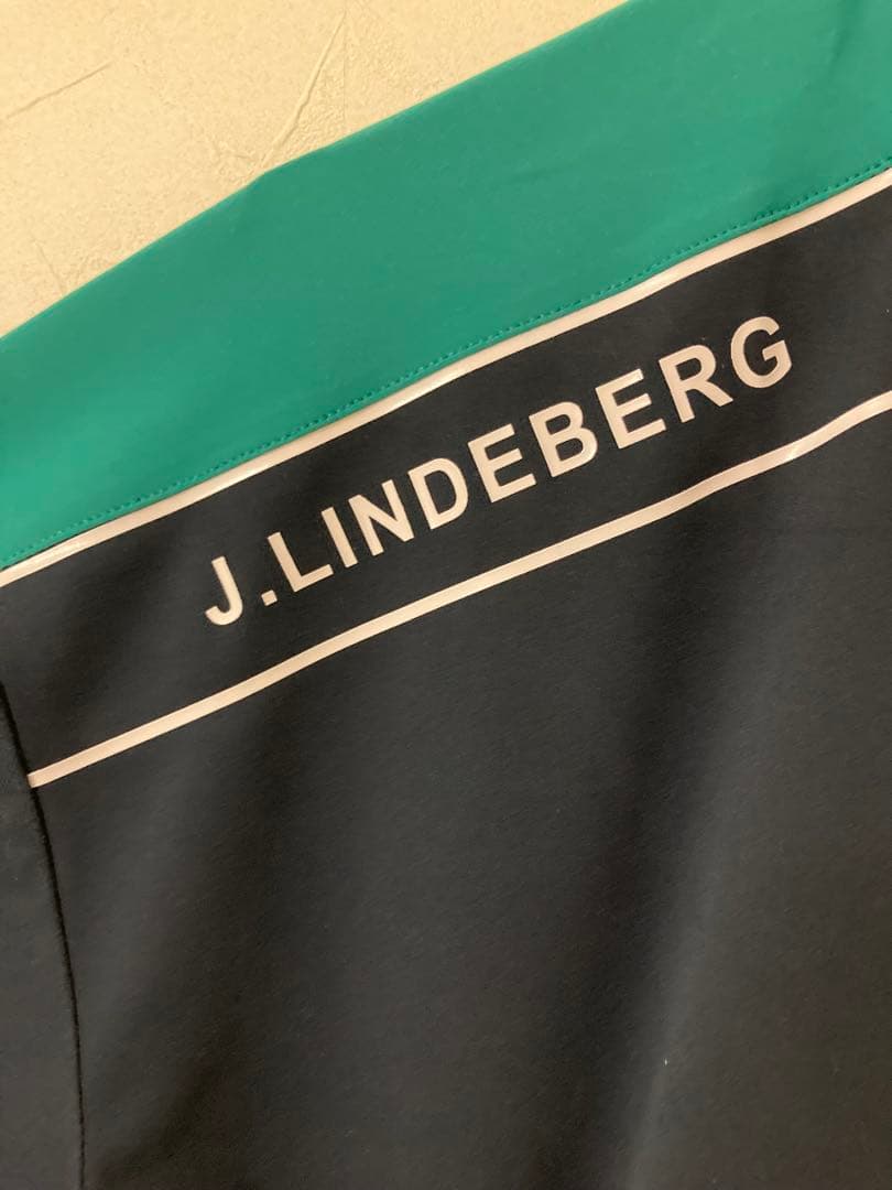 【新品未使用】J.LINDEBERG ゴルフウェア 防風 半袖ハーフジップ