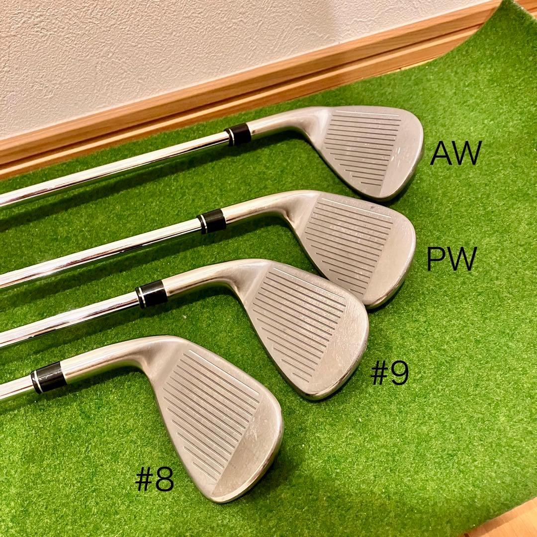 テーラーメイド　M4アイアン2021　#5〜#9、PW、AW 7本セット