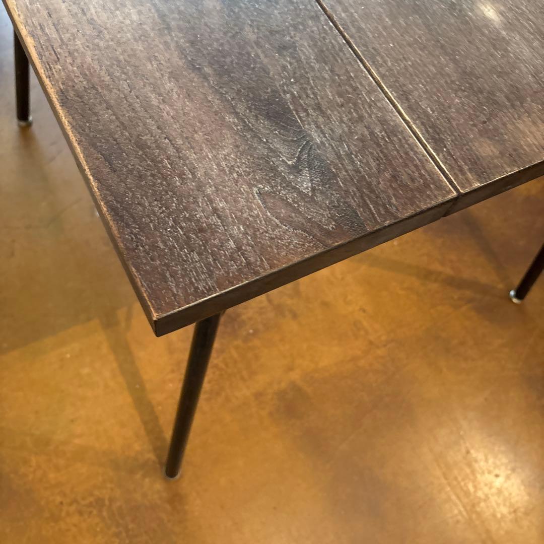 BIMAKES天然木とアイアンのダイニングテーブル B - メルカリ BIMAKES