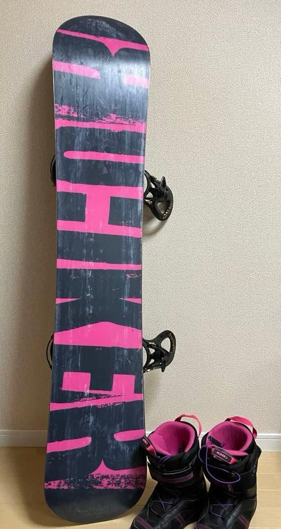 CSB スノーボード3点セット 板145㎝ ブーツ24㎝の通販はau PAY