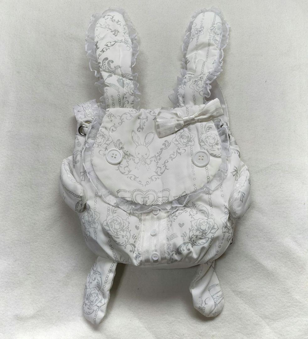 h.naoto frill うさぎバッグ りぼん 白ロリィタ 原宿 ゴスロリ