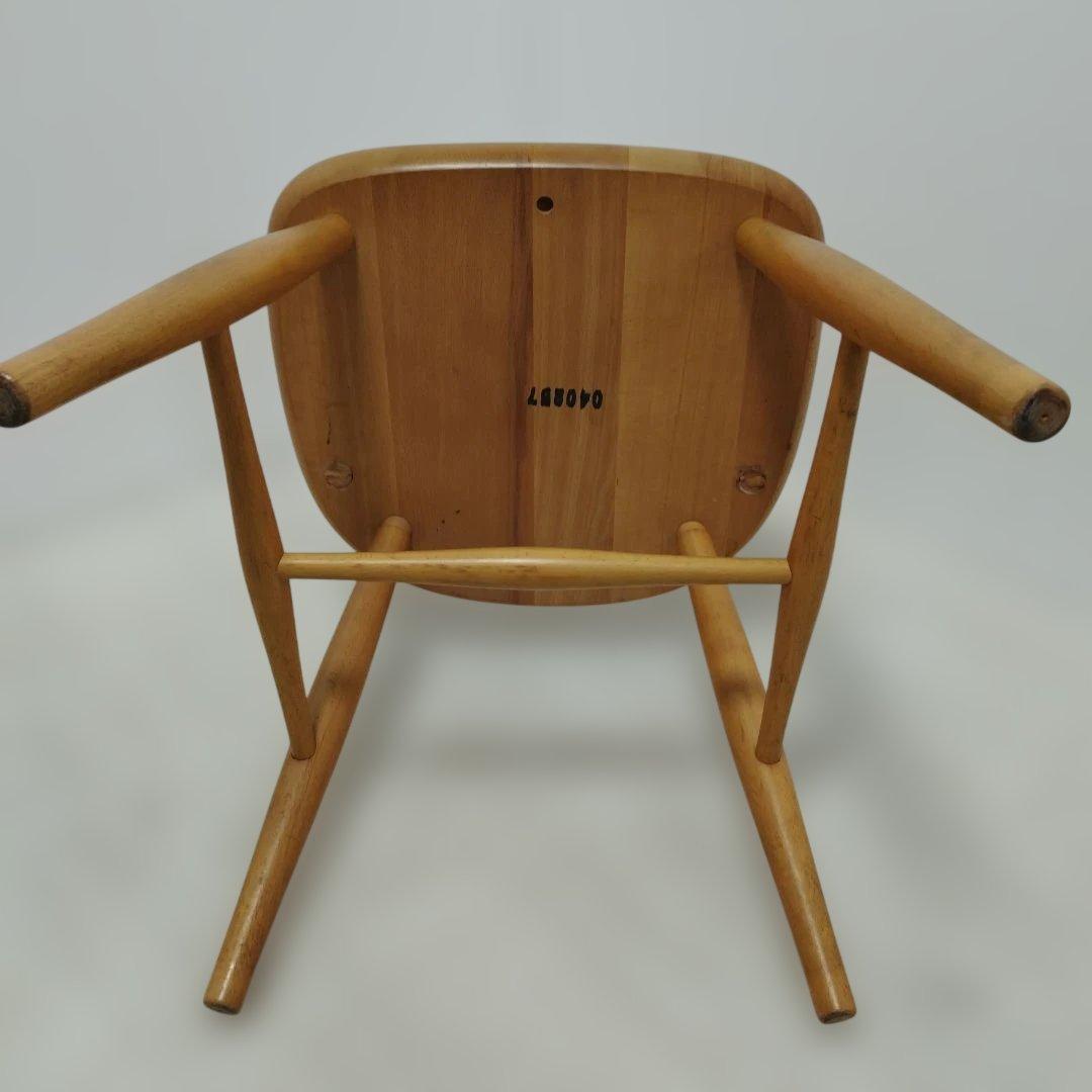 ②【引き取り歓迎】飛騨産業 キツツキ ウィンザーチェア 北欧 ダイニングチェア