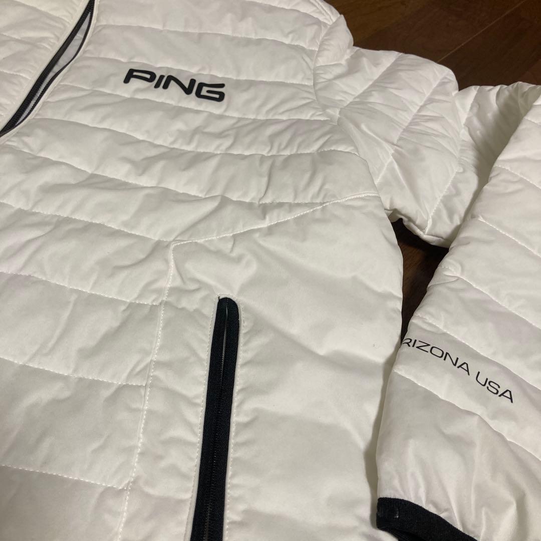 PING メンズ　ダウンジャケット L ホワイト