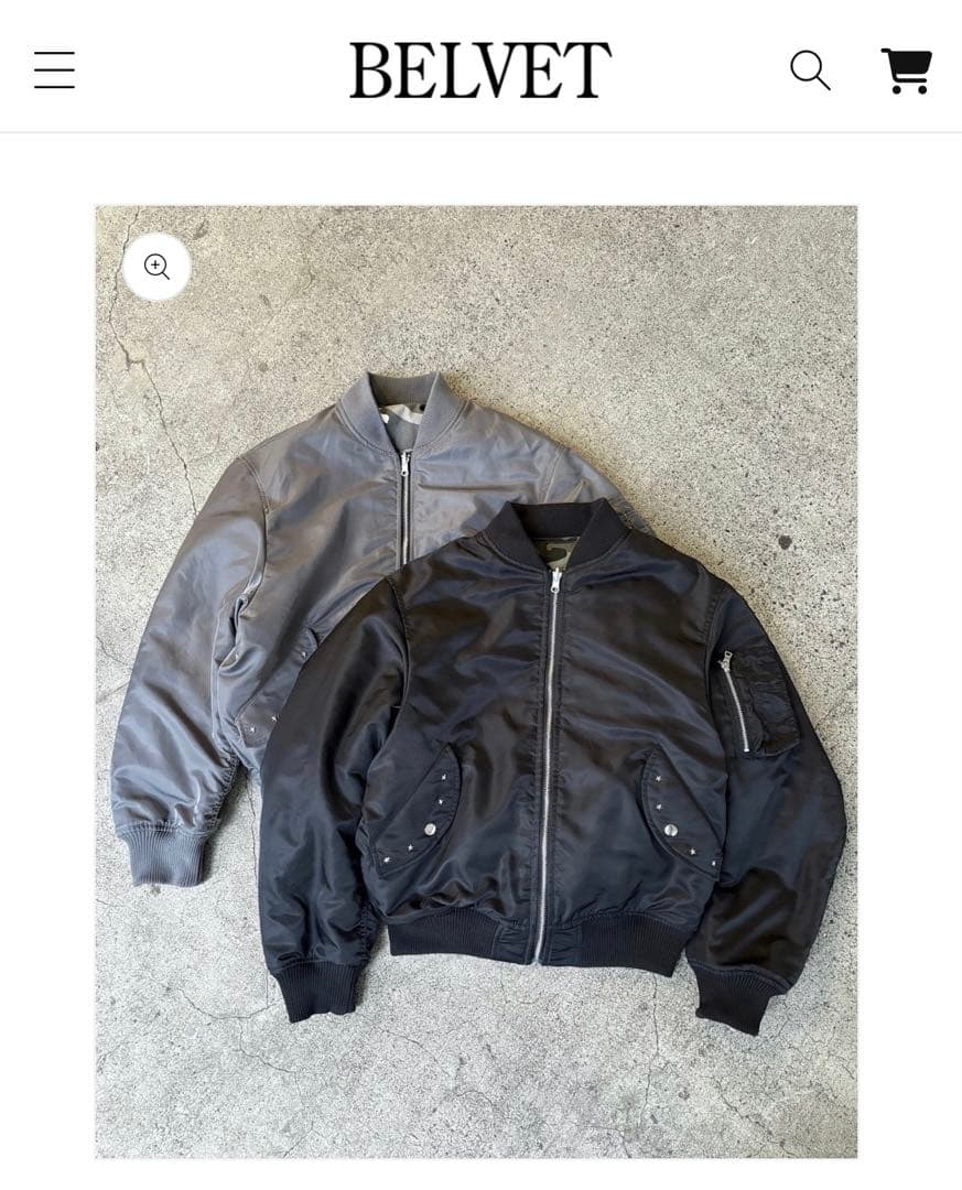 小*幡様 『完売品』Belvet CamoReversible MA-1Jack