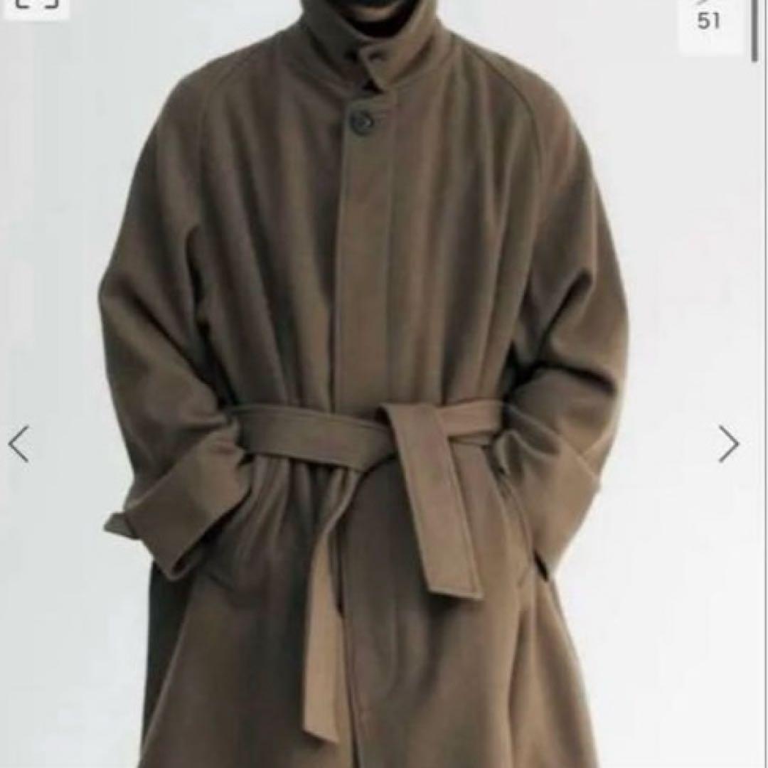 LE WOOL Balcollar Coat ウールバルカラーコート　1