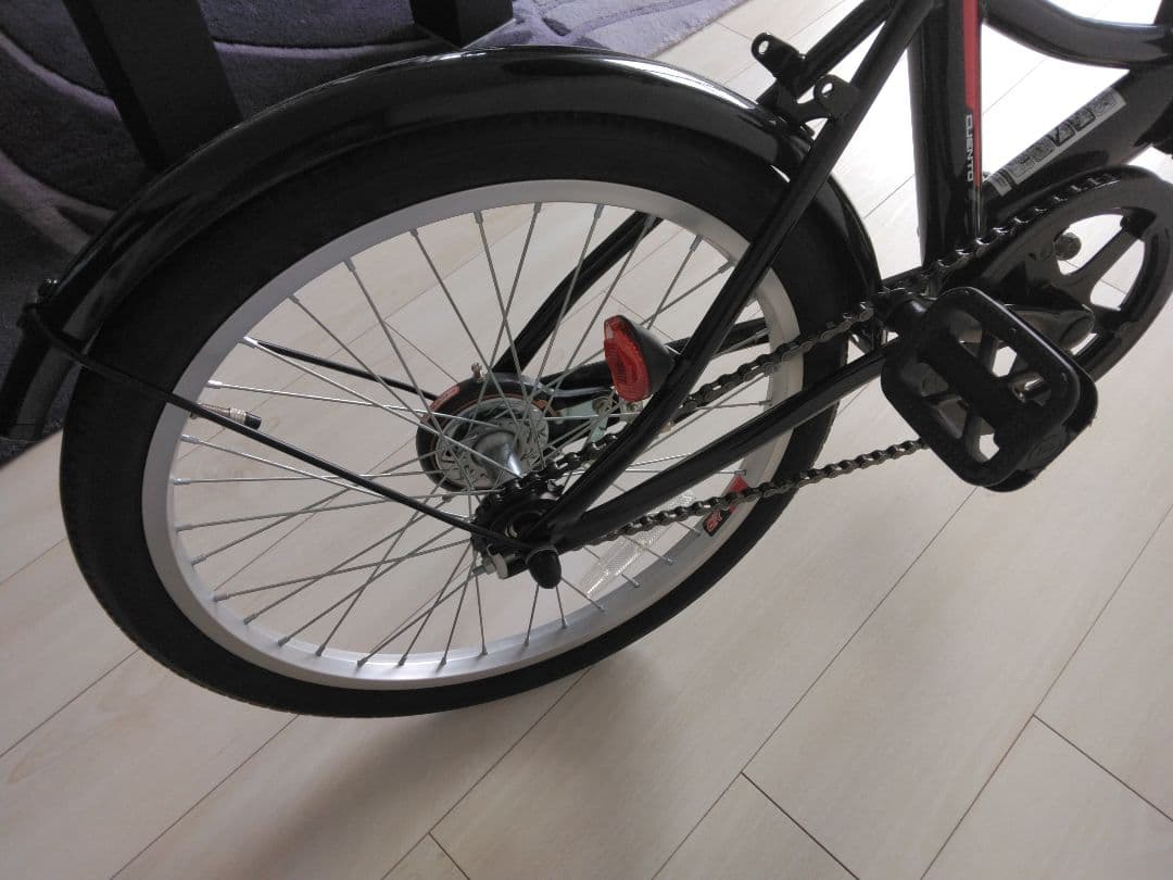 キャプテンスタッグ　折りたたみ自転車　クエント　20インチ　ブラック　取説付