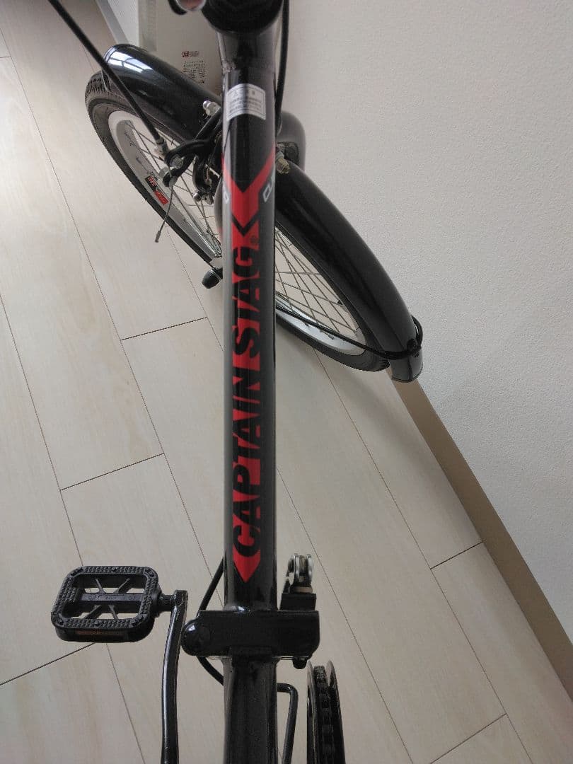 キャプテンスタッグ　折りたたみ自転車　クエント　20インチ　ブラック　取説付