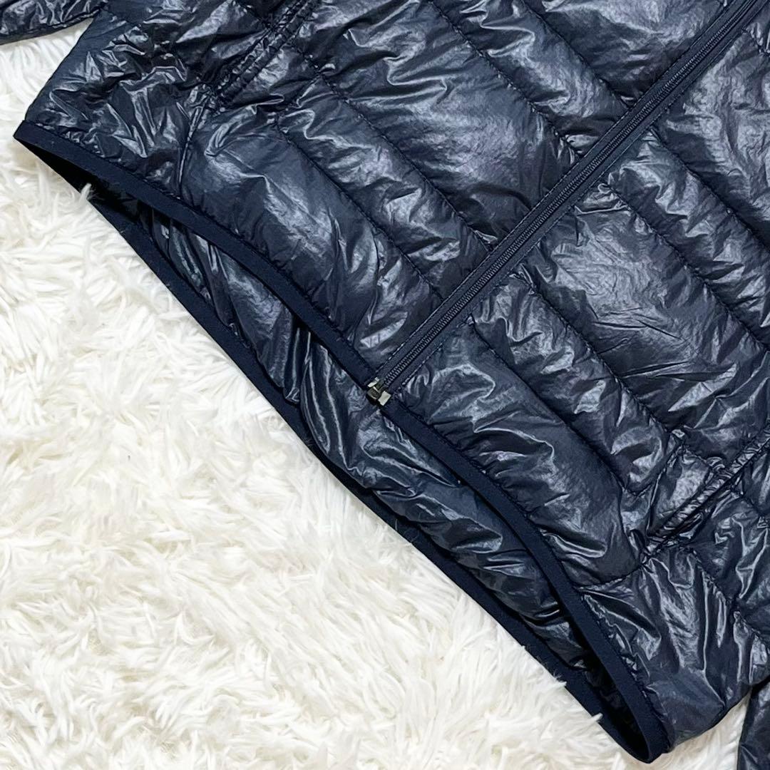 ノースフェイス ライトヒートフーディー ダウン サミットシリーズS ネイビー