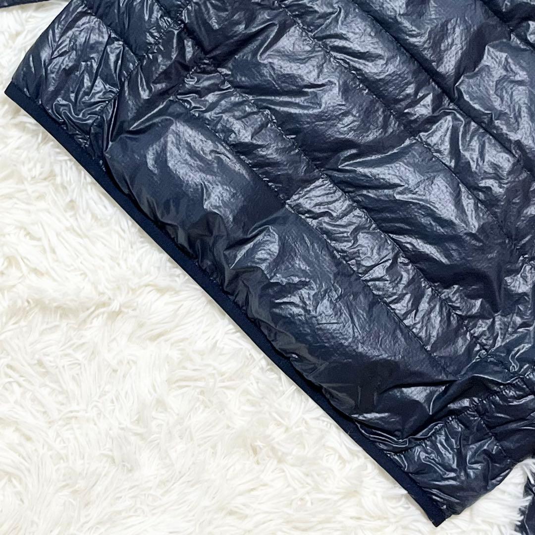 ノースフェイス ライトヒートフーディー ダウン サミットシリーズS ネイビー