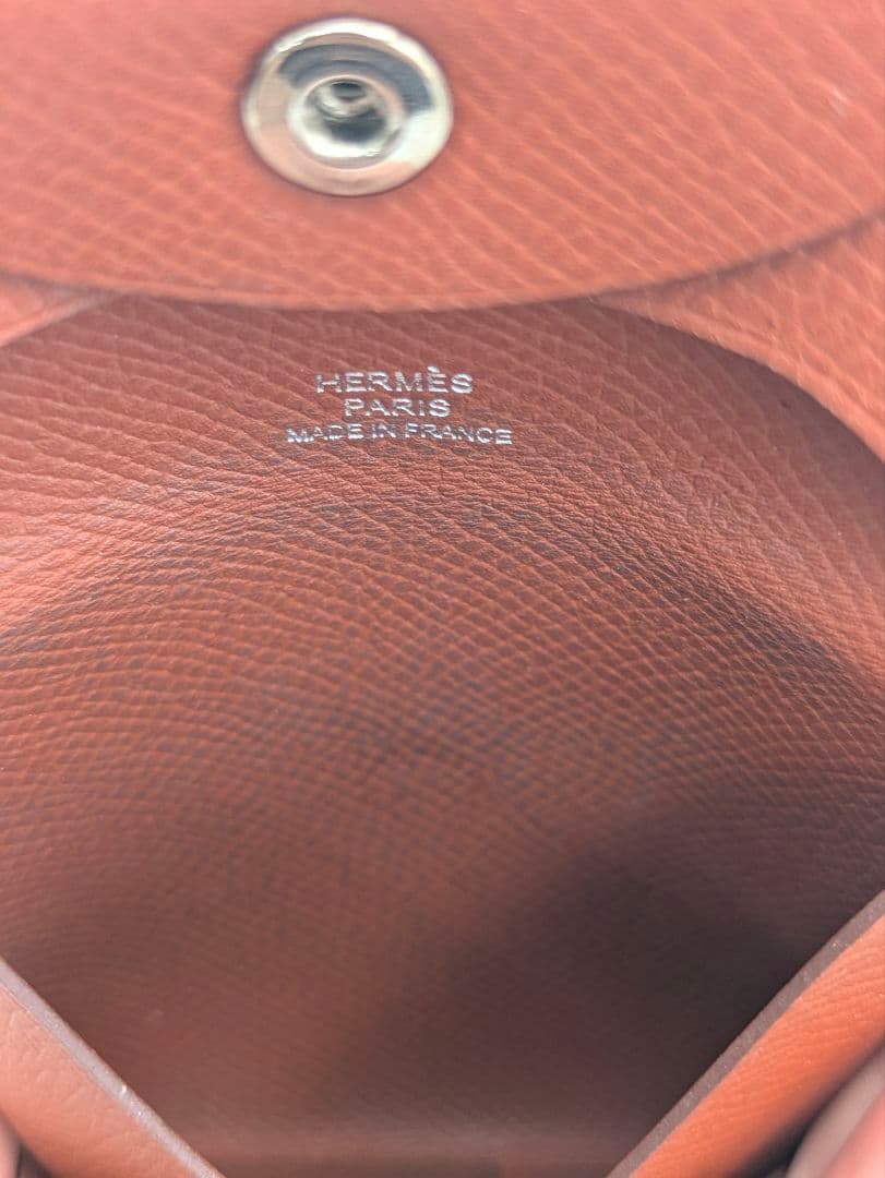 エメラルドHERMÈS エルメス バスティア ケース小銭入れ