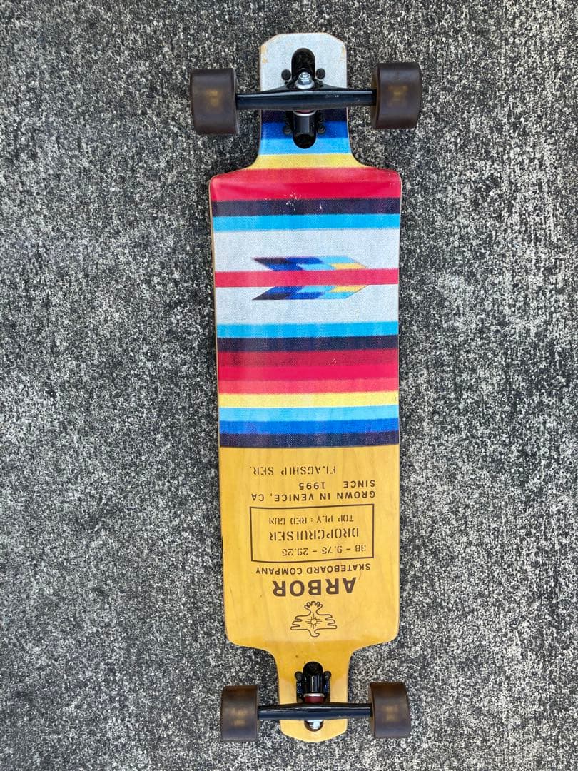 AROBR ロングボード ウッドデッキ マルチカラー