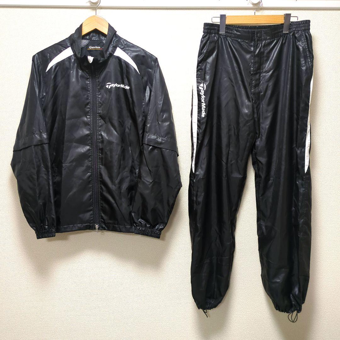 TaylorMade テーラーメイド レインウェア 上下セット 黒 L - メルカリ