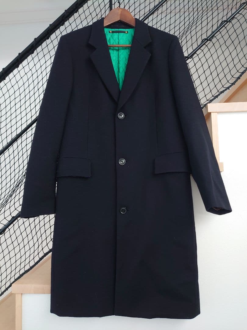 【美品】 PaulSmith チェスターコート キルティング 現行タグ ウール