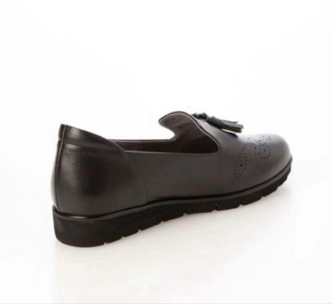 【新品】ミスキョウコ タッセル付きローファー 4E 23.0㎝ 本革