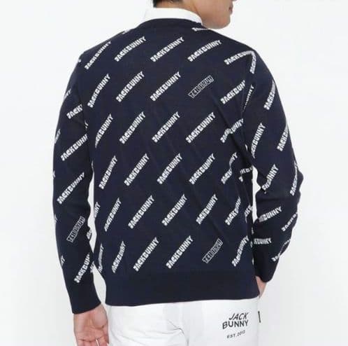 再再再値下げ新品 ジャックバニー ニット4 紺ネイビー定価17600円