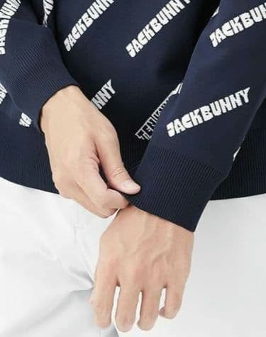 再再再値下げ新品 ジャックバニー ニット4 紺ネイビー定価17600円