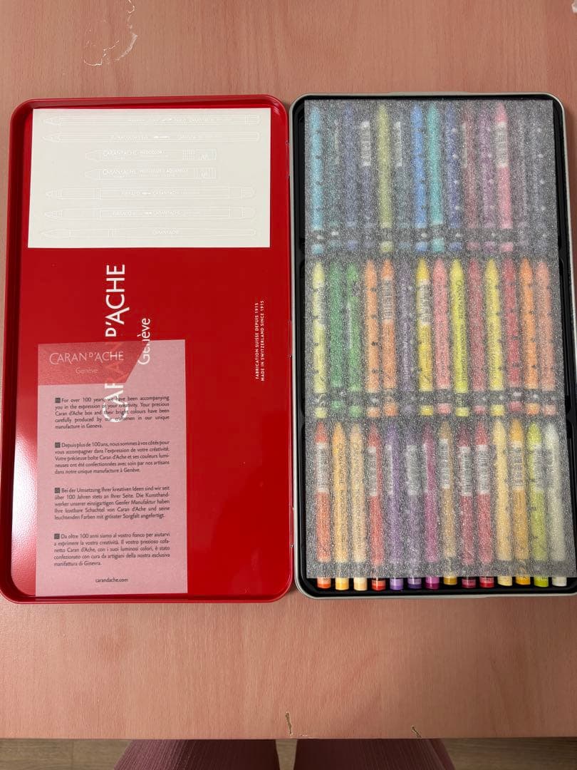 CARAN d’ACHE カランダッシュ 84色 ネオカラーⅡ パステル水溶性