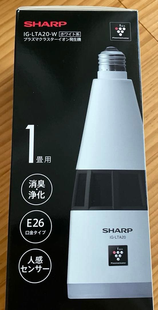 シャープ プラズマクラスター イオン発生機 IG-LTA20-W