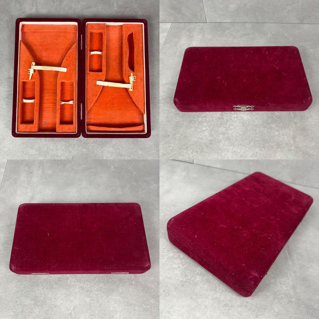 良品　三味線　撥　バチ　鼈甲　べっ甲　水牛台 天然素材　開き約9.2cm　ケース