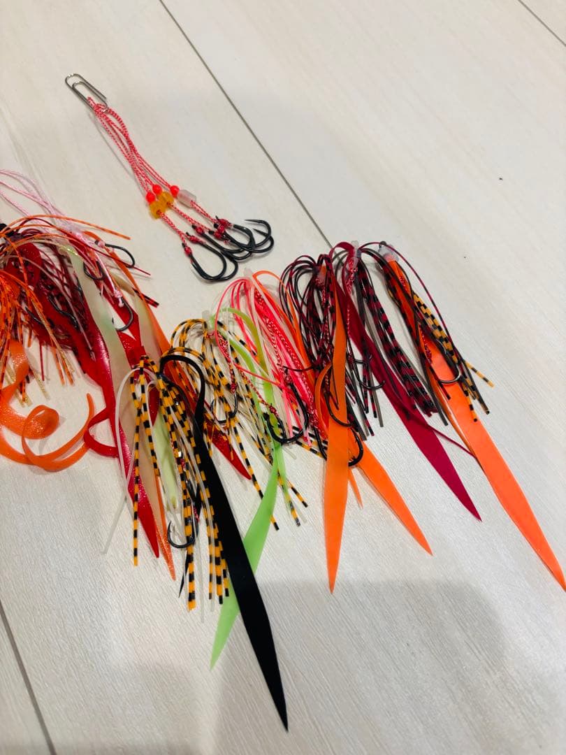 ディープタイラバヘッド 15個セット 紅牙ベイラバーフリー 炎月