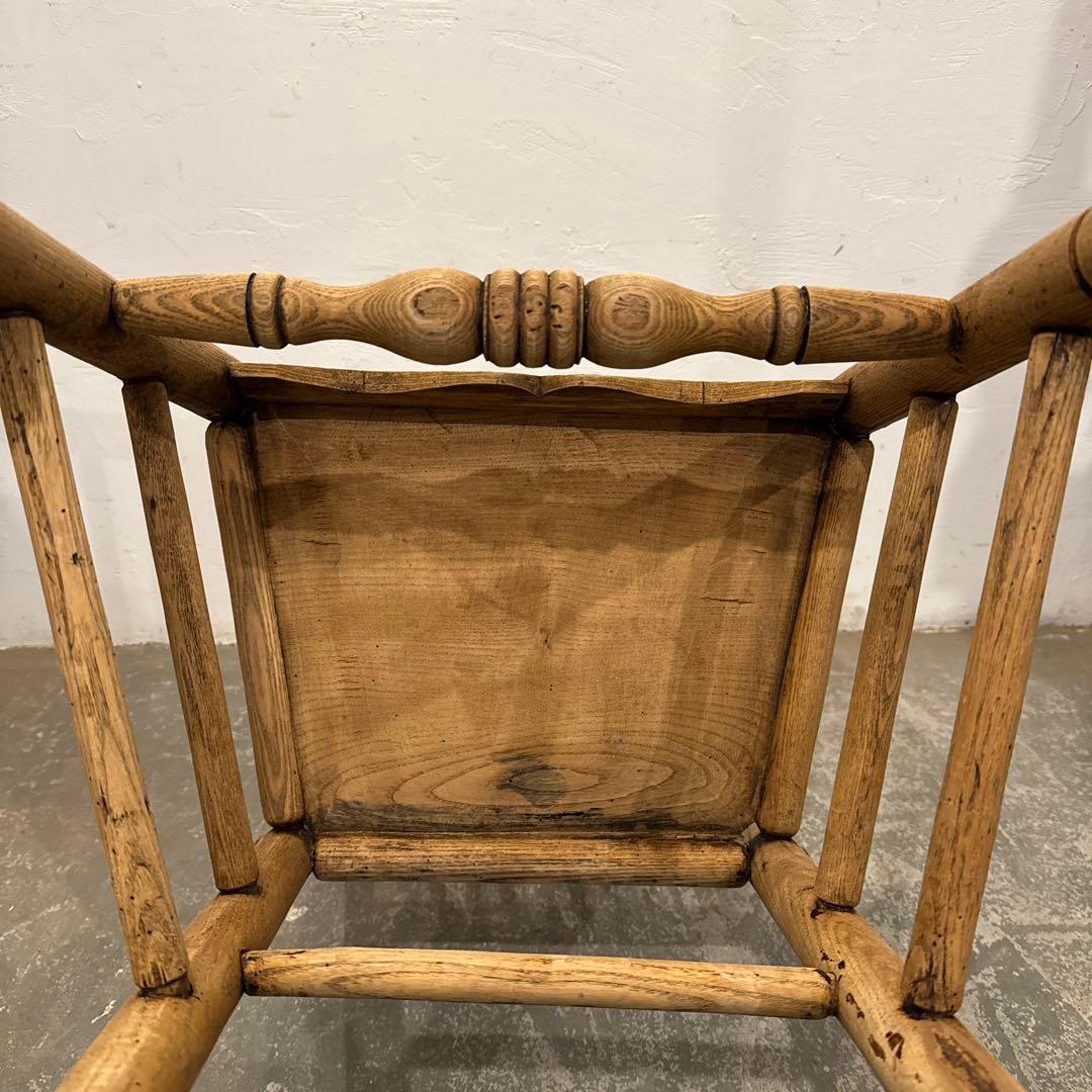 ヴィンテージ　ダイニングチェア　カフェチェア　　剥離　5