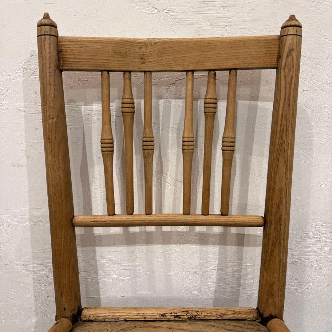 ヴィンテージ　ダイニングチェア　カフェチェア　　剥離　5