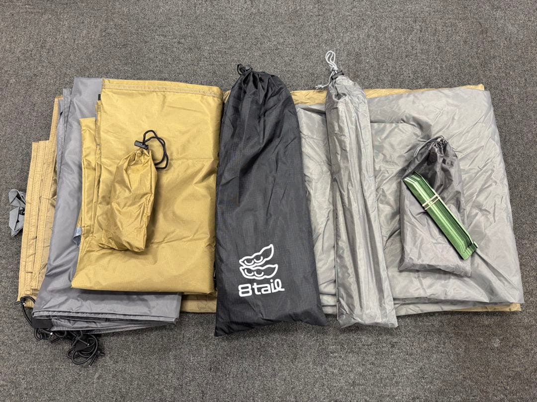 【新品未使用・4点セット】 BUNDOK ソロティピー1 入手困難色ブラウン