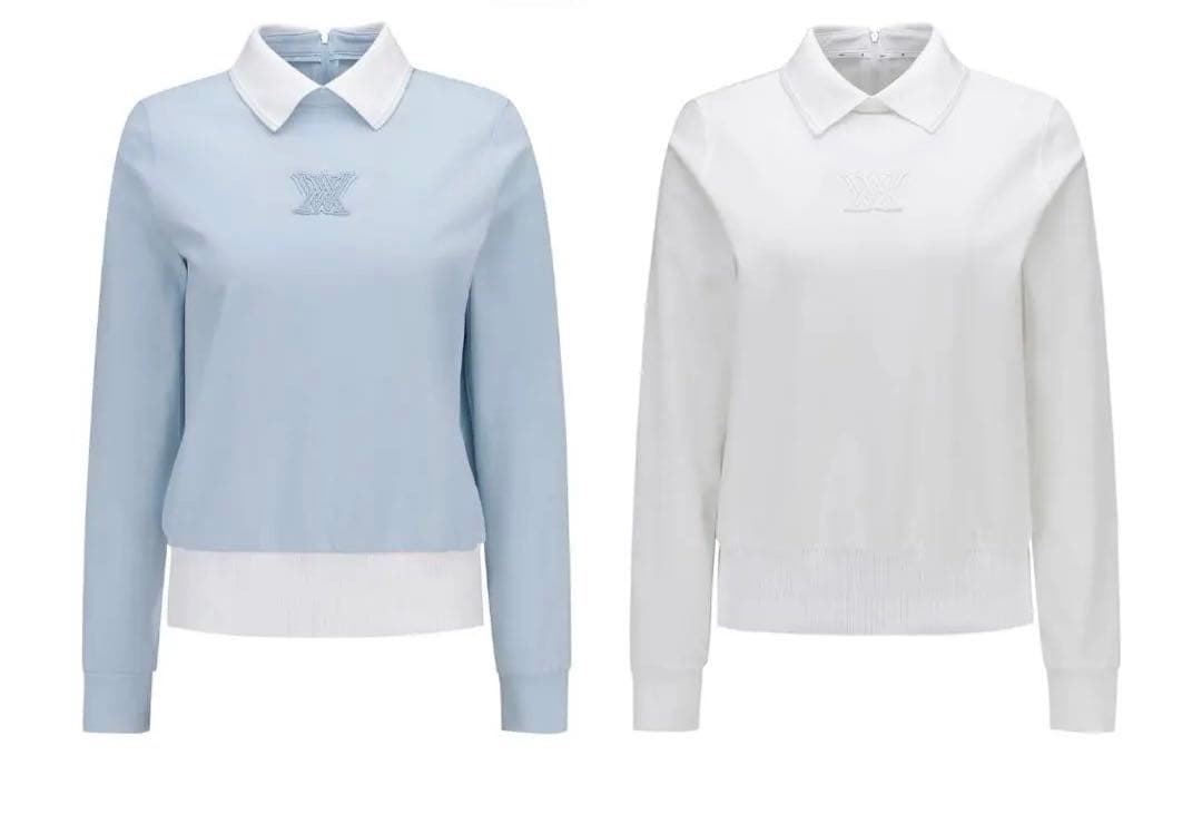 ☆ANEW GOLF☆アニューゴルフ韓国 STITCH POINT長袖 - レディース