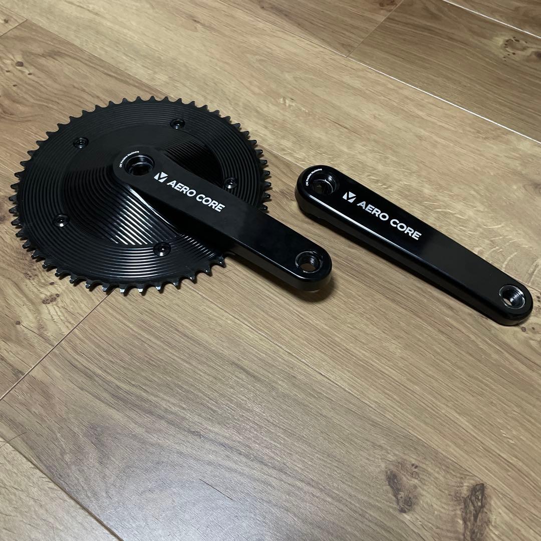 VELOCIDAD AEROCORE スクエアクランク ピスト 競輪 多分50t