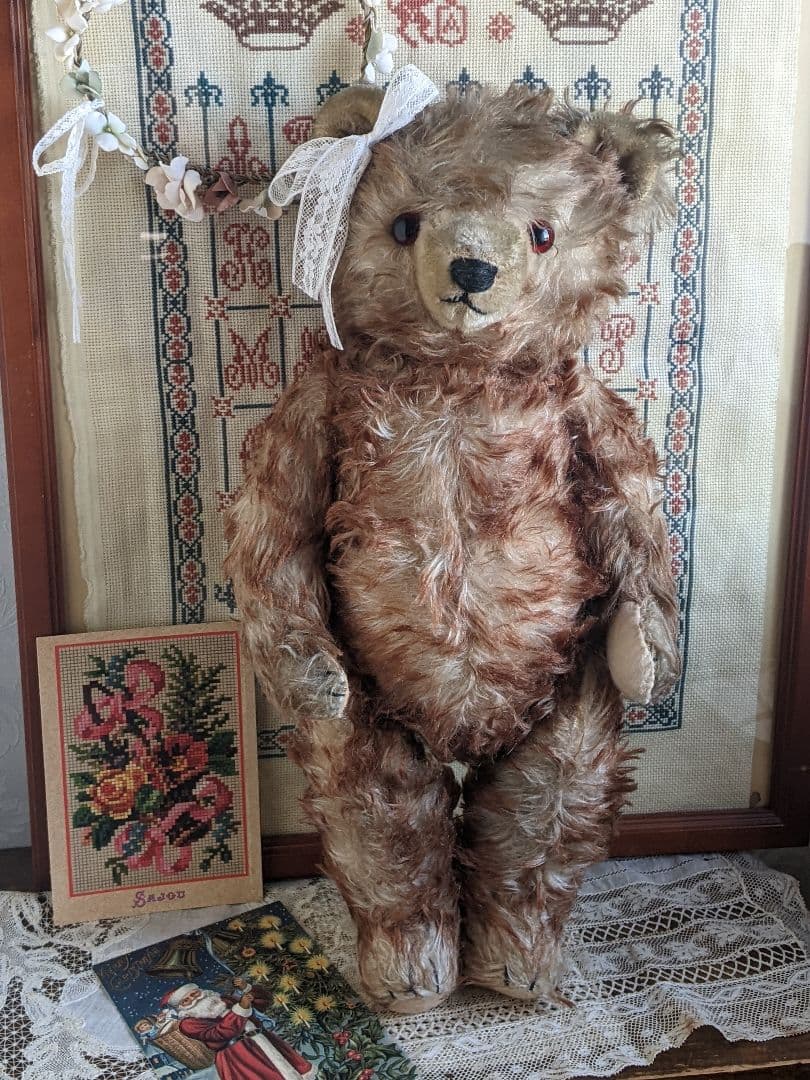 【m】アンティークベア　アンティークテディベア　ハーマン