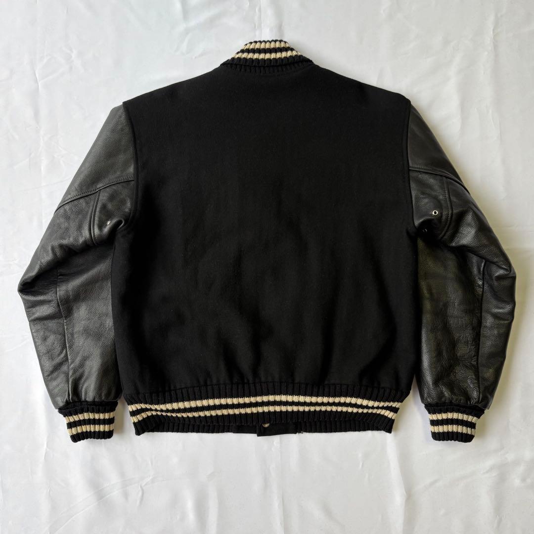 SCENE VAN TM ATHLETICS スタジャン オールブラック L ストア