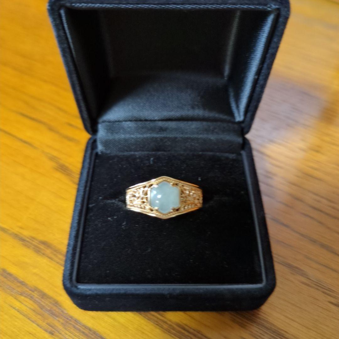 ageteアガット K5翡翠リング15号 - メルカリ