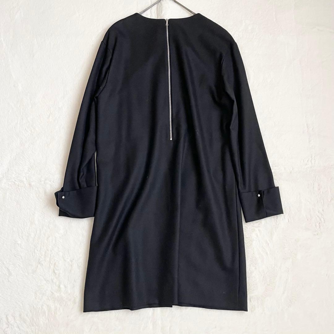 ADORE アドーア　ウール　ワンピース 38 ウール ブラック