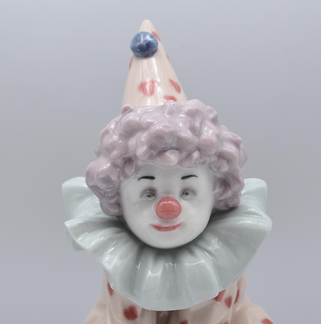 ボールを打つ／小さなピエロ　リヤドロ　２体セット　スペイン　光沢仕上げ　美品