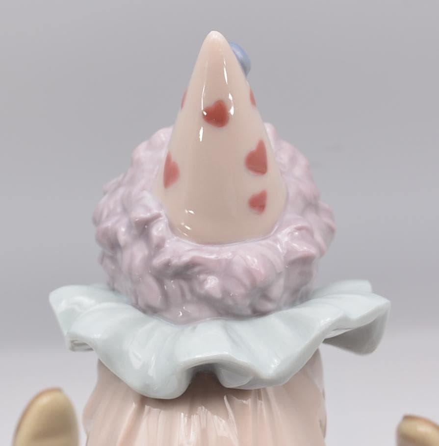 ボールを打つ／小さなピエロ　リヤドロ　２体セット　スペイン　光沢仕上げ　美品