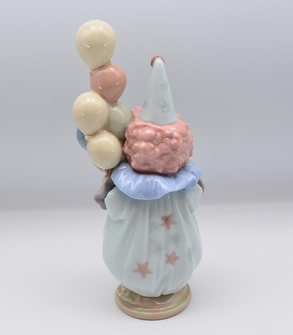 ボールを打つ／小さなピエロ　リヤドロ　２体セット　スペイン　光沢仕上げ　美品