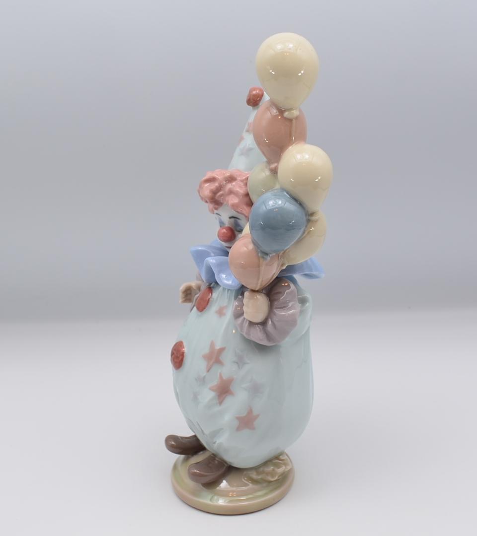 ボールを打つ／小さなピエロ　リヤドロ　２体セット　スペイン　光沢仕上げ　美品