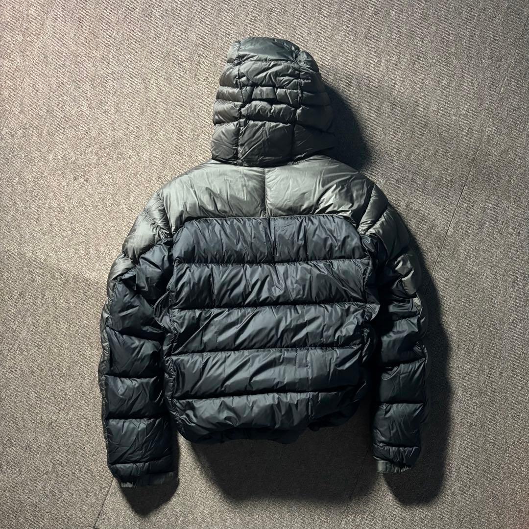 美品 Columbia ダウン パファージャケット 短丈 フード ドローコード