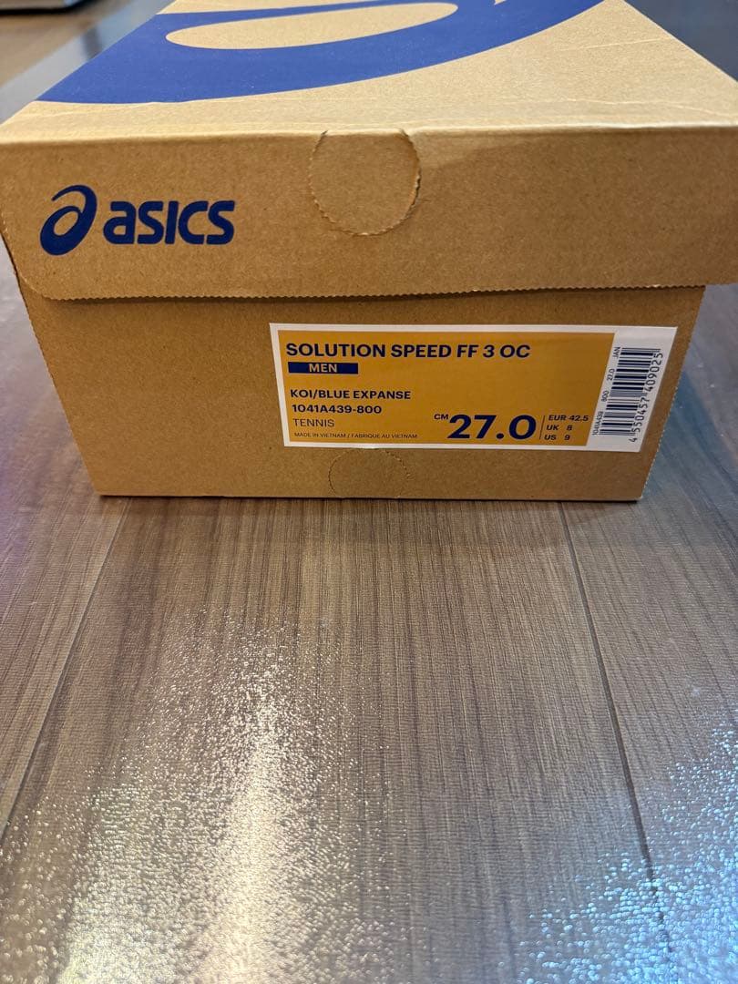 【新品】アシックス　SOLUTION SPEED FF3 OC