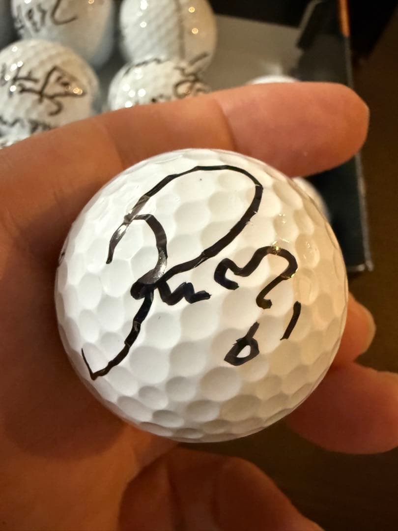イ・ボミ、キムハヌル、ユンチェヨン、北田るい女子プロゴルファー 直筆サインボール