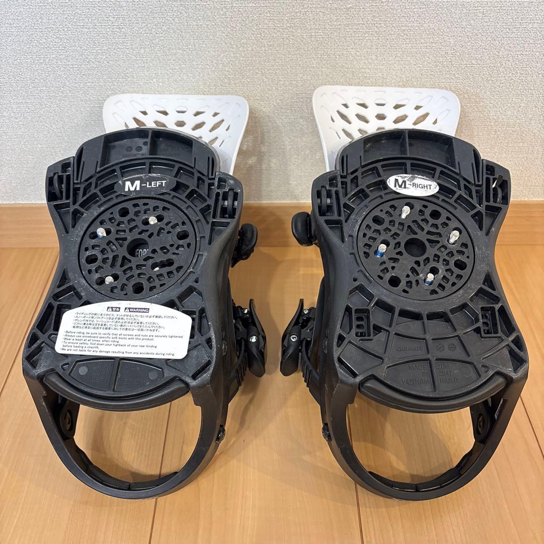 FLUX PR ホワイトMサイズ スノーボードビンディング