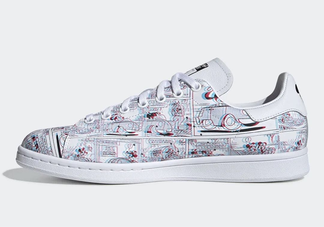 【新品未使用】adidasアディダスタンスミスミッキーミニーディズニー3D眼鏡