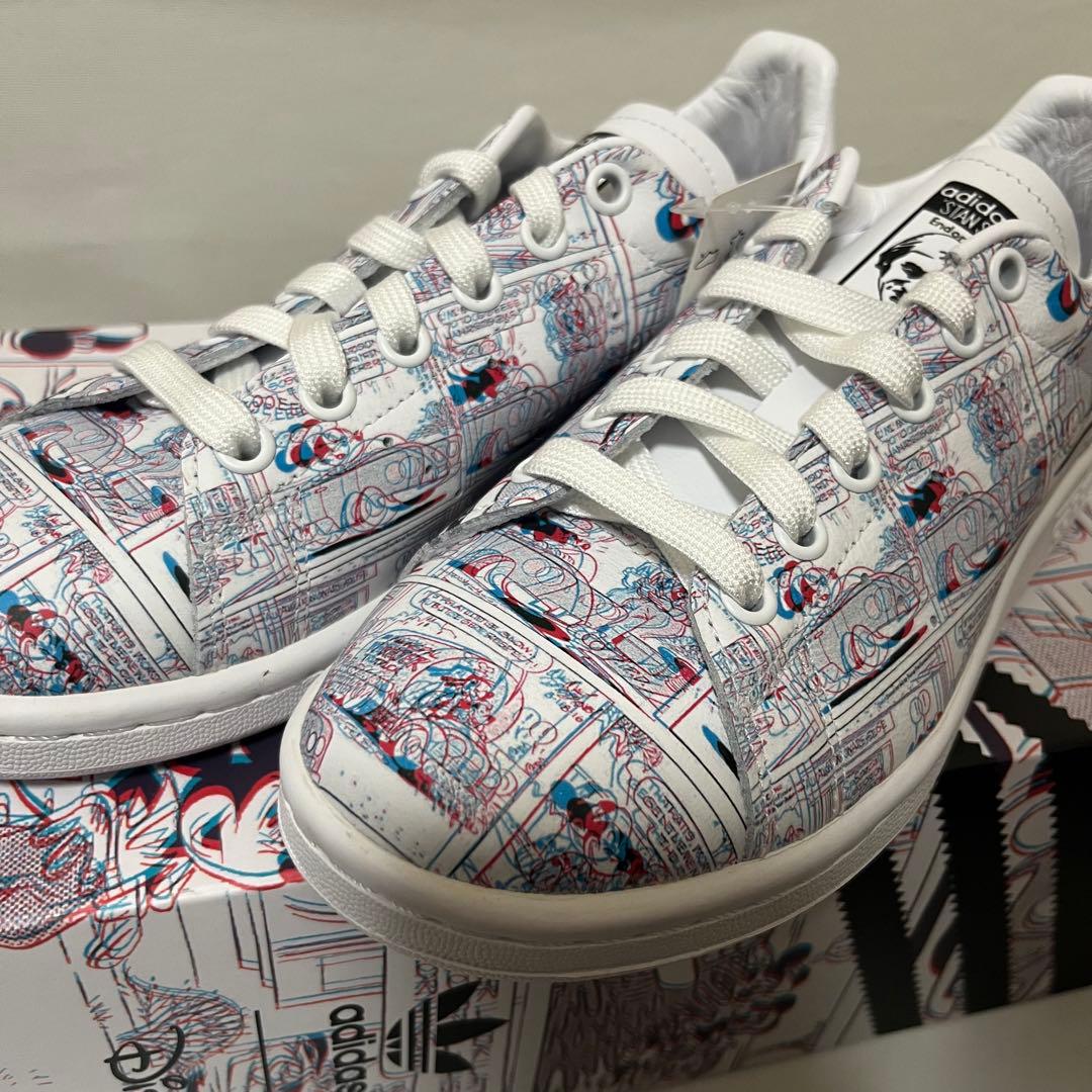 【新品未使用】adidasアディダスタンスミスミッキーミニーディズニー3D眼鏡