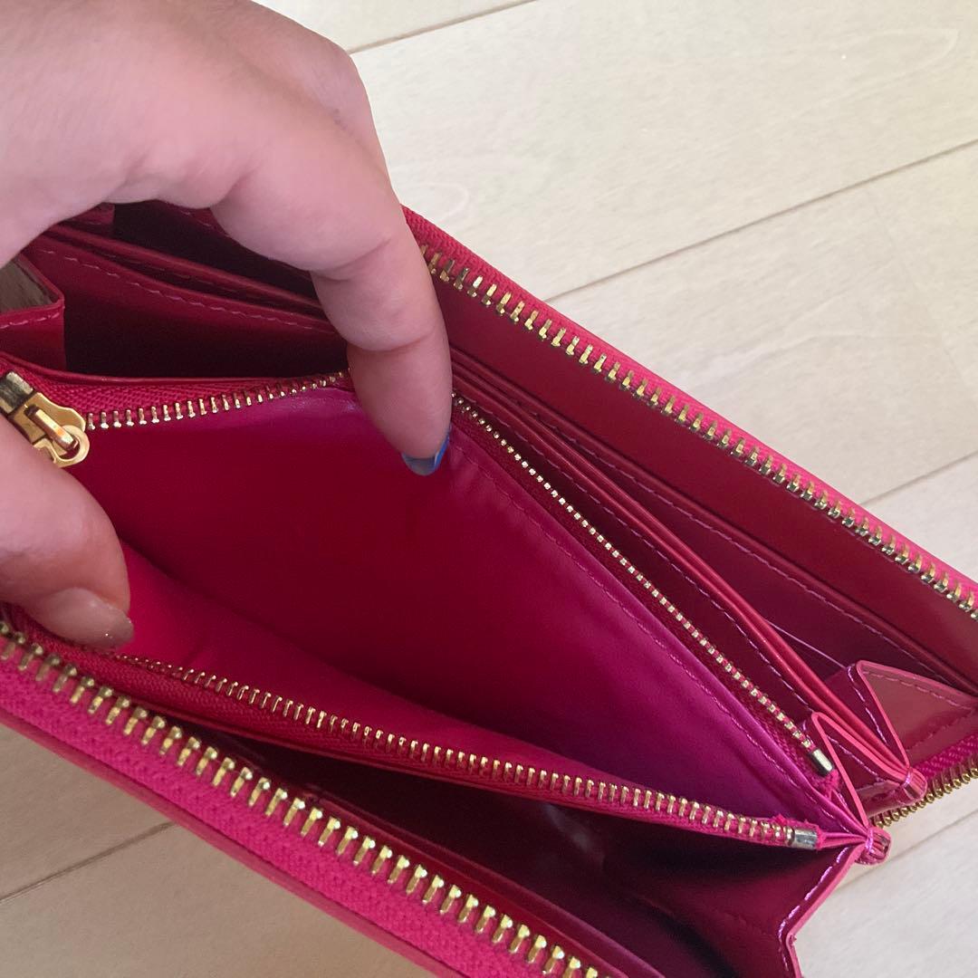 ☆値下げ不可☆エナメル 長財布ピンクLVノベルティ