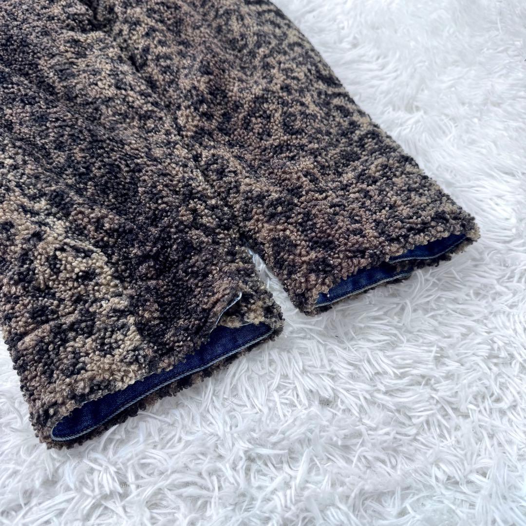 【グリコ様希少】メゾンプリンス リバーシブル デニムジャケット ボア L 3