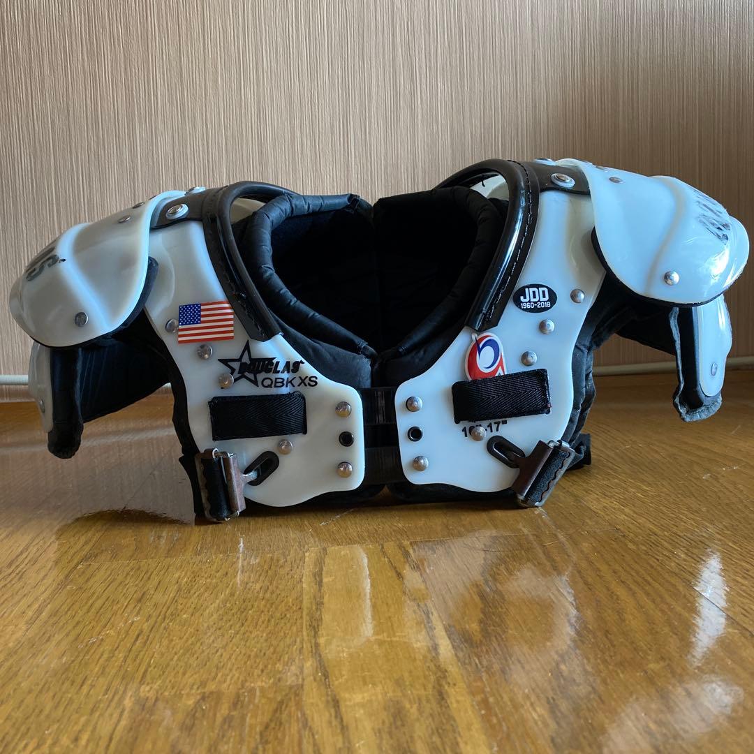 DOUGLAS QB KXS ショルダーパッド ホワイト