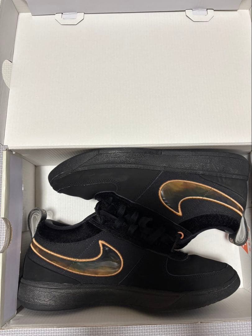 Nike BOOK1 バスケットボールシューズ ブラック/オレンジ サイズ27