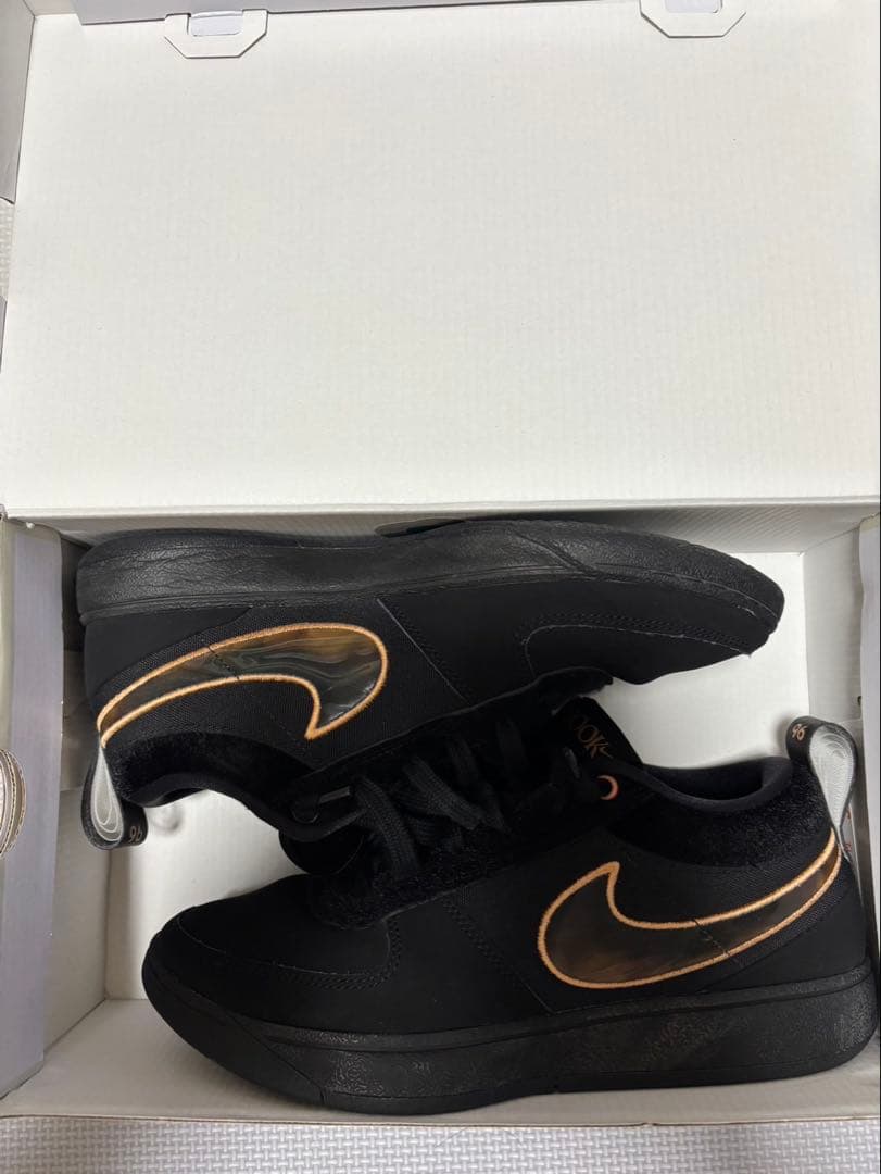 Nike BOOK1 バスケットボールシューズ ブラック/オレンジ サイズ27