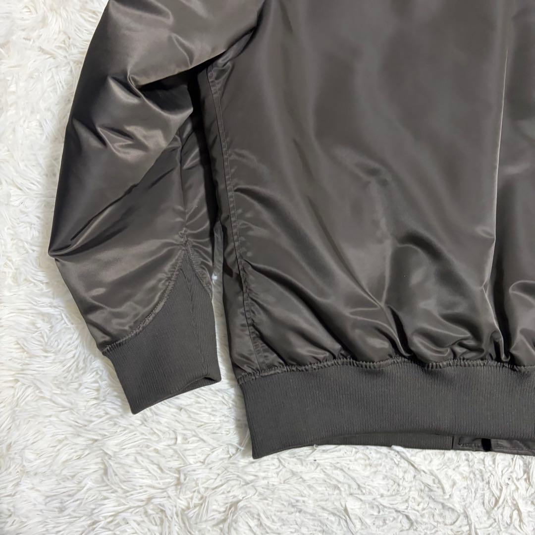 極美品】UNIQLO +J ハイブリッドダウンオーバーサイズMA-1 グレー